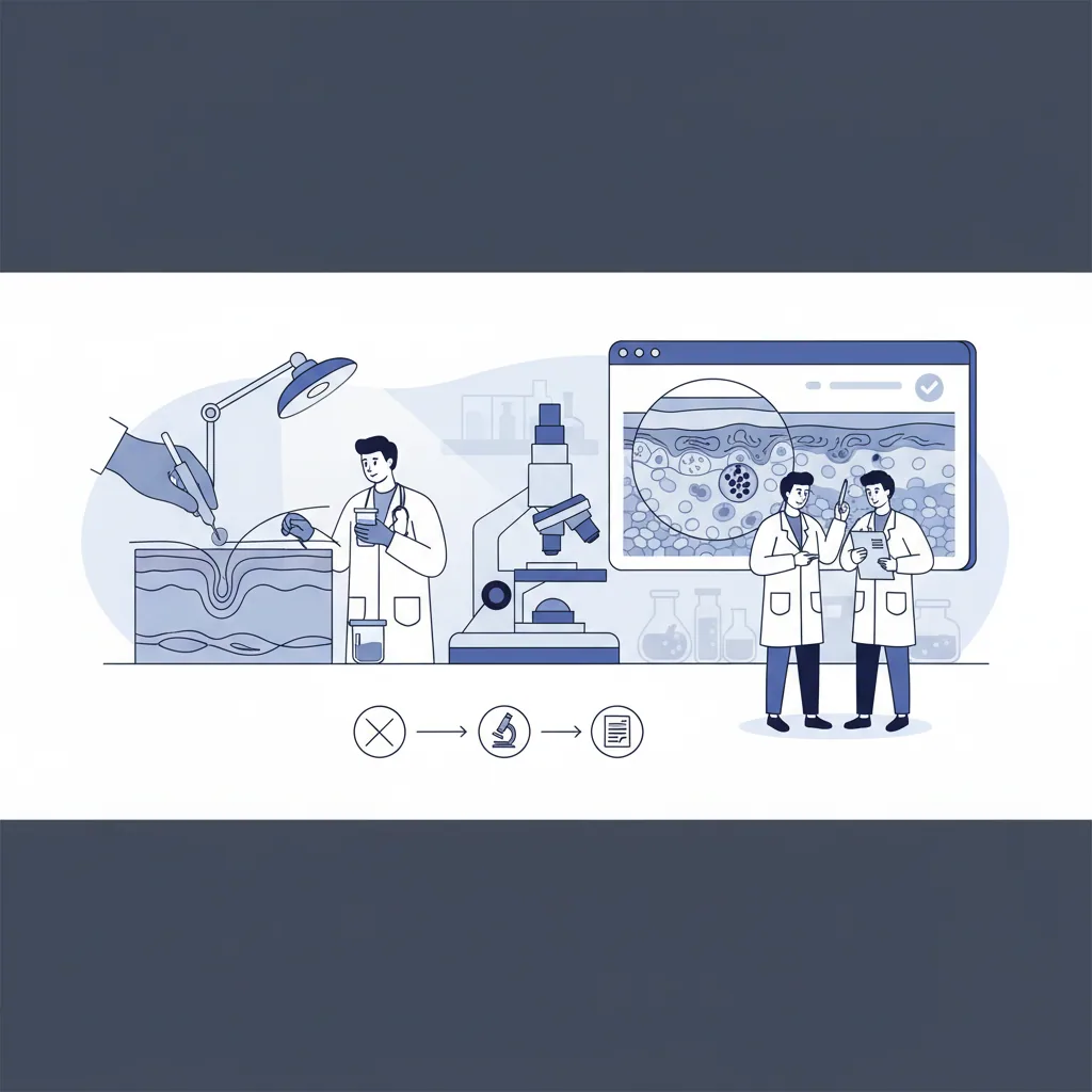 Illustration: How Are Skin Biopsy Results Interpreted?
